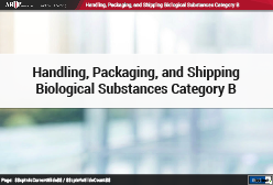 Handling, Packaging, and Shipping Biological Category B Substances